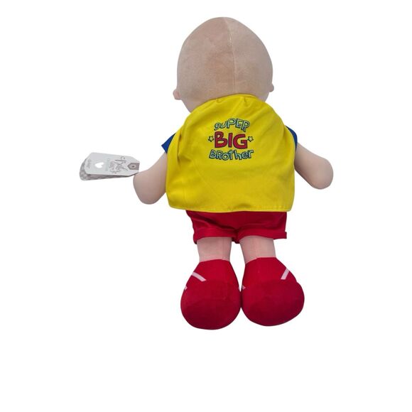 Ganz Super Big Brother 14" Stuffed Doll Detachable Hero Cape Embroidered Eyes - Picture 11 of 15